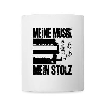 Piano Musicien My Music My Pride Piano - Mug blanc - blanc - Devant