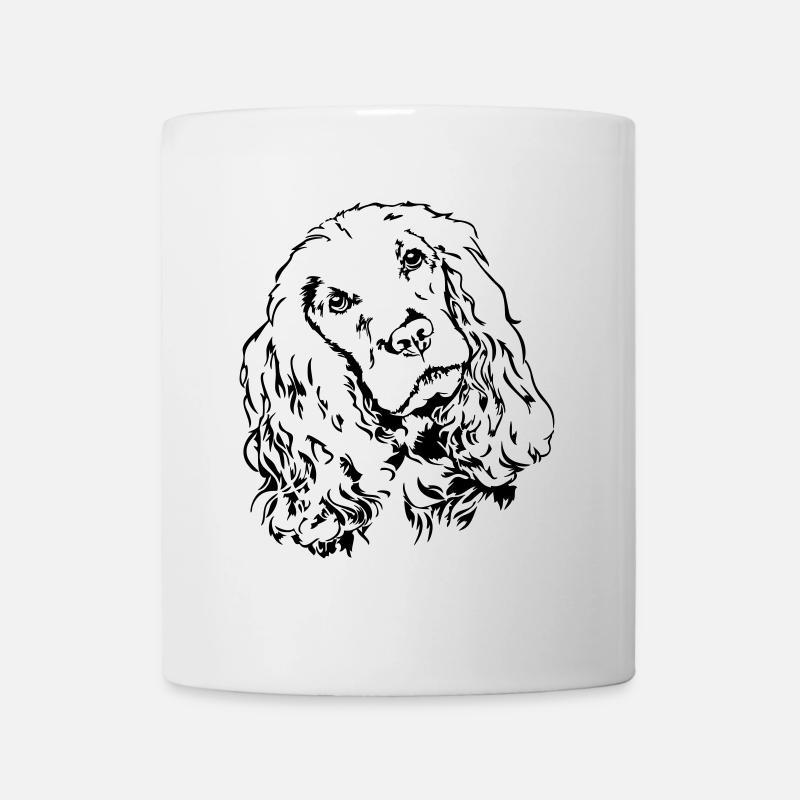 COCKER SPANIEL Portrait Wilsigns - Tasse - Weiß