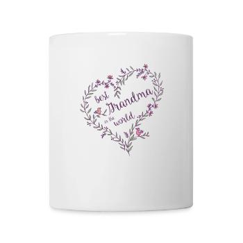 Best Grandma in the World - Gift Idea - Mug blanc - blanc - Devant