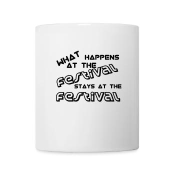 Festival dit - Mug blanc - blanc - Devant