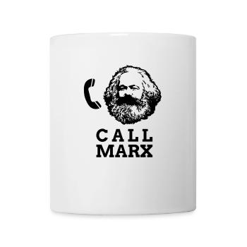 Karl Marx Call Marx Kommunismus Sozialismus - Tasse - Weiß - Vorne
