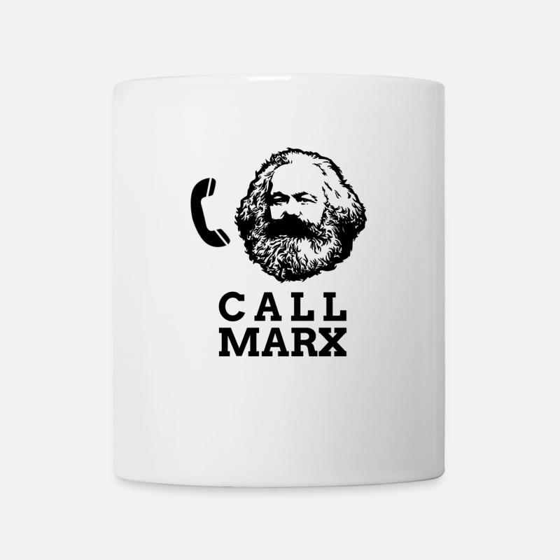 Karl Marx Call Marx Kommunismus Sozialismus - Tasse - Weiß