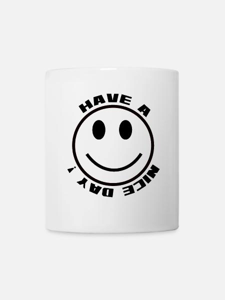 Ayez une belle journée - émotion - Mug blanc - blanc