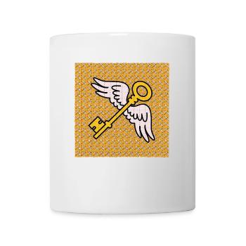 LSD Flying Keys Löschblatt - Tasse - Weiß - Vorne