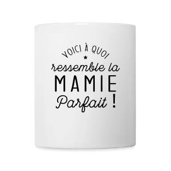 Voici à quoi ressemble une mamie parfaite - Mug blanc - blanc - Devant