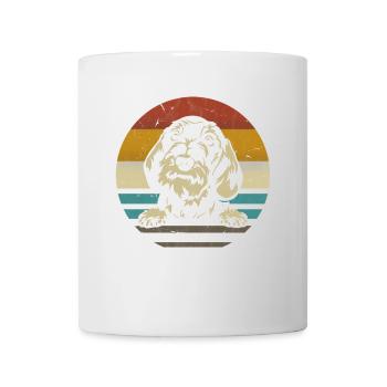 Dachshund Rauhaar Dachshund retro - Mug - white - Front
