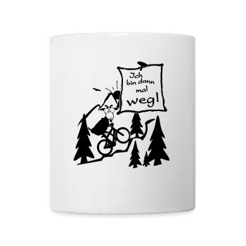 MTB - Mountainbike - Tasse - Weiß - Vorne