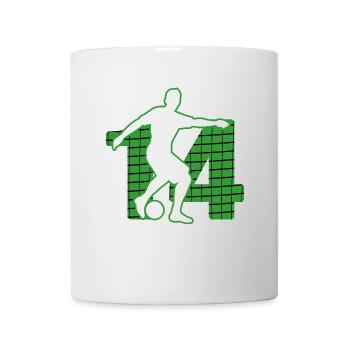 Sport de football Terrain de soccer Terrain de soccer n°14 - Mug blanc - blanc - Devant
