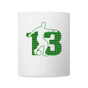 Sport de football Terrain de football Terrain de football NO.13 - Mug blanc - blanc - Devant