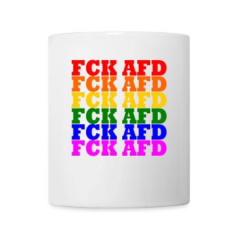 Fck afd - Tasse - Weiß - Vorne