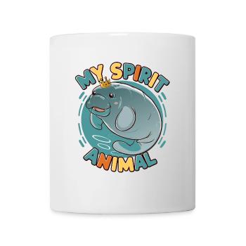 Dugong mein Spirit Animal ich liebe Manatees - Tasse - Weiß - Vorne