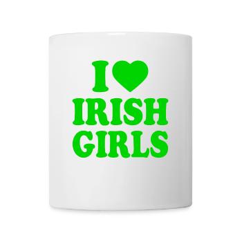 I love irish girls - Tasse - Weiß - Vorne