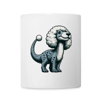 Bizarre Dino-Trex-Poodle-Fusion Mythical Creatures - Mug - white - Front