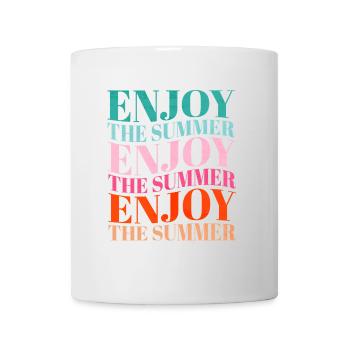 Enjoy the Summer - Tasse - Weiß - Vorne