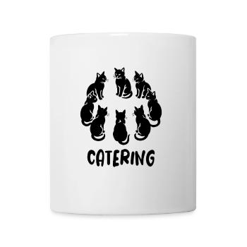 Cat's ring - Catering pun with cat - Mug - white - Front