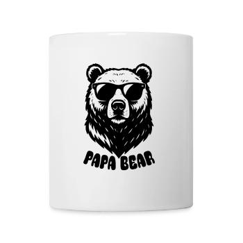 Papa Ours - Fête des Pères - Cadeau - Mug blanc - blanc - Devant