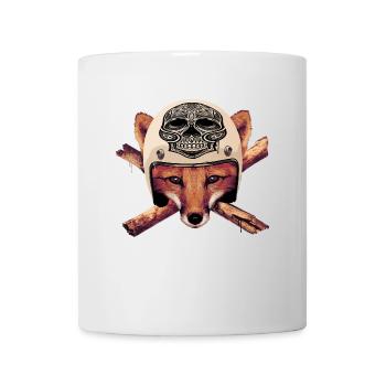 FOX-skull-head - Mug blanc - blanc - Devant
