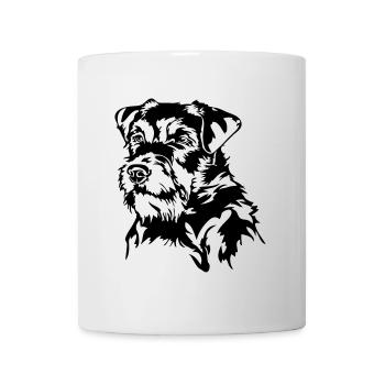 TERRIER DE CHASSE ALLEMAND CHIENS DE CHASSE Chien de chasse Wilsigns - Mug blanc - blanc - Devant