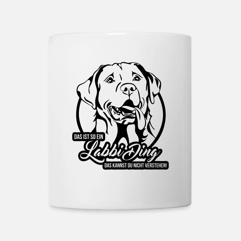 LABBI DING - Labrador Hundespruch Wilsigns - Tasse - Weiß