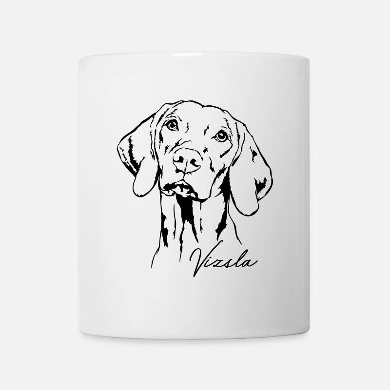 VIZSLA Portrait Wilsigns Jagdhund Jagdhund - Mug - white