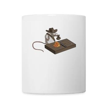 Indiana Jones Mausefalle Käse Archäologie - Tasse - Weiß - Vorne