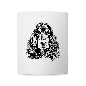 COCKER SPANIEL Portrait Dogs Dog Wilsigns - Mug - white - Front