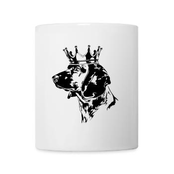 CHIEN DE SUEUR DE MONTAGNE BAVAROIS Krone Wilsigns - Mug blanc - blanc - Devant