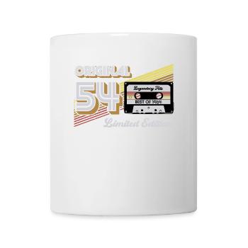 1954 Vintage Anniversaire Rétro Vintage Cadeau - Mug blanc - blanc - Devant