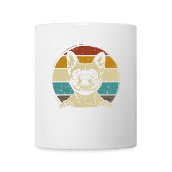Français Bulldog Français Bulldog rétro - Mug blanc - blanc - Devant