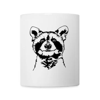 RATON laveur faune sauvage Wilsigns - Mug blanc - blanc - Devant