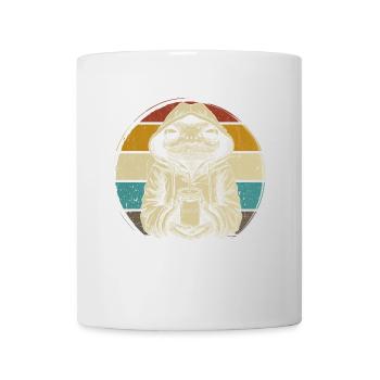 Frog holds coffee v1 - Mug - white - Front