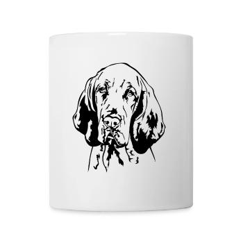 BRACCO ITALIANO Chiens de chasse Portrait Wilsigns - Mug blanc - blanc - Devant