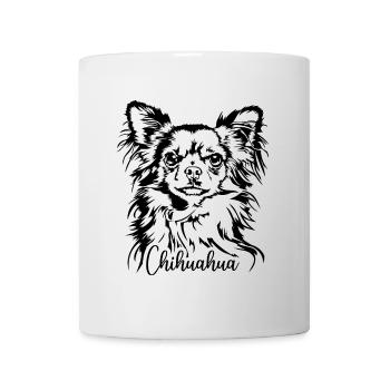 CHIHUAHUA Chien Portrait Chiens Wilsigns - Mug blanc - blanc - Devant