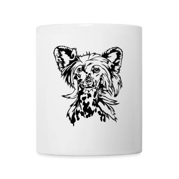 CHINESE CRESTED DOG hairless Hunde Hund Wilsigns - Tasse - Weiß - Vorne