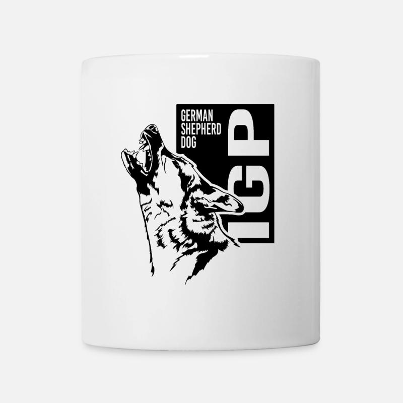 IGP Pastore Tedesco Cane Cane Sport Wilsigns - Tazza - bianco