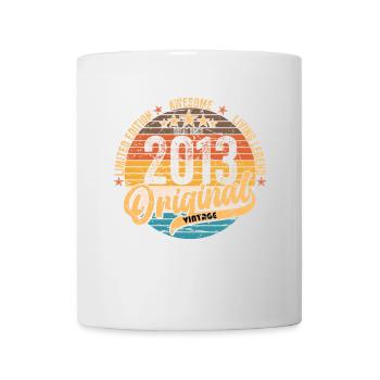 2013 Birthday born in 2013 Retro Vintage - Mug - white - Front