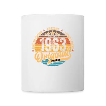 1963 Birthday born in 1963 Retro Vintage - Mug - white - Front
