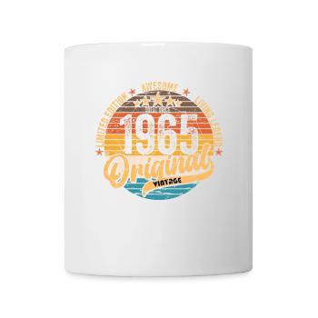 1965 Anniversaire né en 1965 Retro Vintage - Mug blanc - blanc - Devant