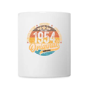 1954 Anniversaire né en 1954 Retro Vintage - Mug blanc - blanc - Devant