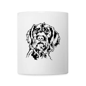 Deutsch Drahthaar Portrait Jagdhunde Hund Wilsigns - Tasse - Weiß - Vorne