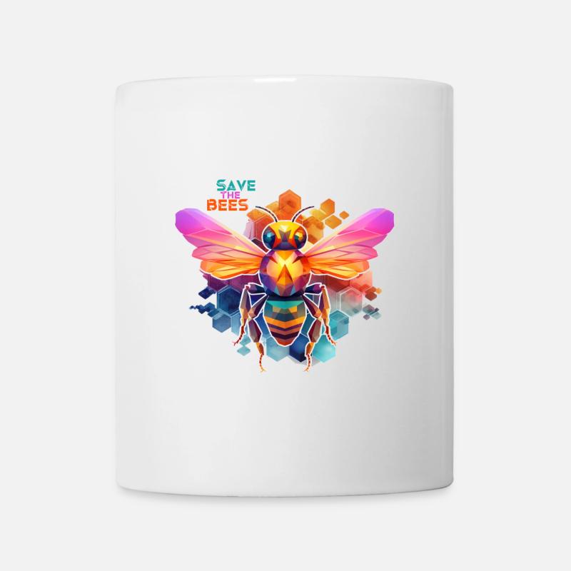 Rettet die Bienen - Tasse - Weiß