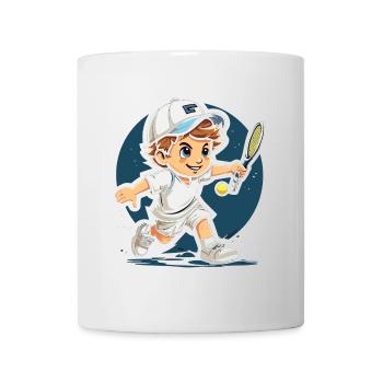 Tennis - Tasse - Weiß - Vorne