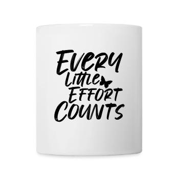 Frase - Every Little Effort Counts - Mariposa - Mug - white - Front