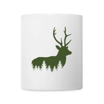 Jäger Bergsteiger Wanderer Hirsch - Tasse - Weiß - Vorne