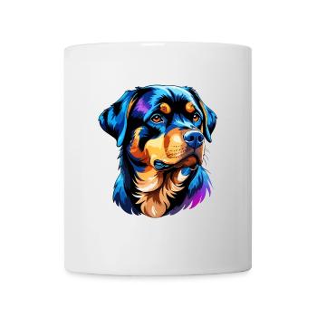 Aquarelles Rottweiler - Mug blanc - blanc - Devant
