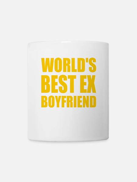 worlds best ex boyfriend - Tasse - Weiß