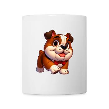 bouledogue anglais - Mug blanc - blanc - Devant