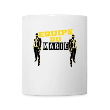 équipe marié 3 - Mug blanc - blanc - Devant