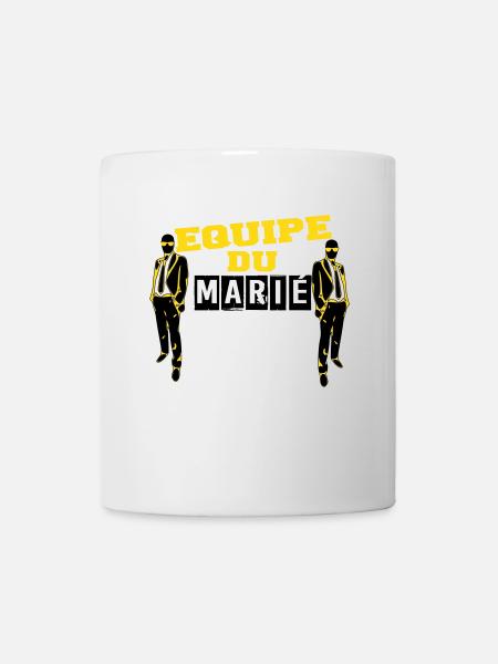 équipe marié 3 - Mug blanc - blanc