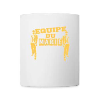 équipe marié 2 - Mug blanc - blanc - Devant